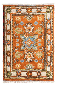 Oriental Carpet - 92 x 62 cm - orange