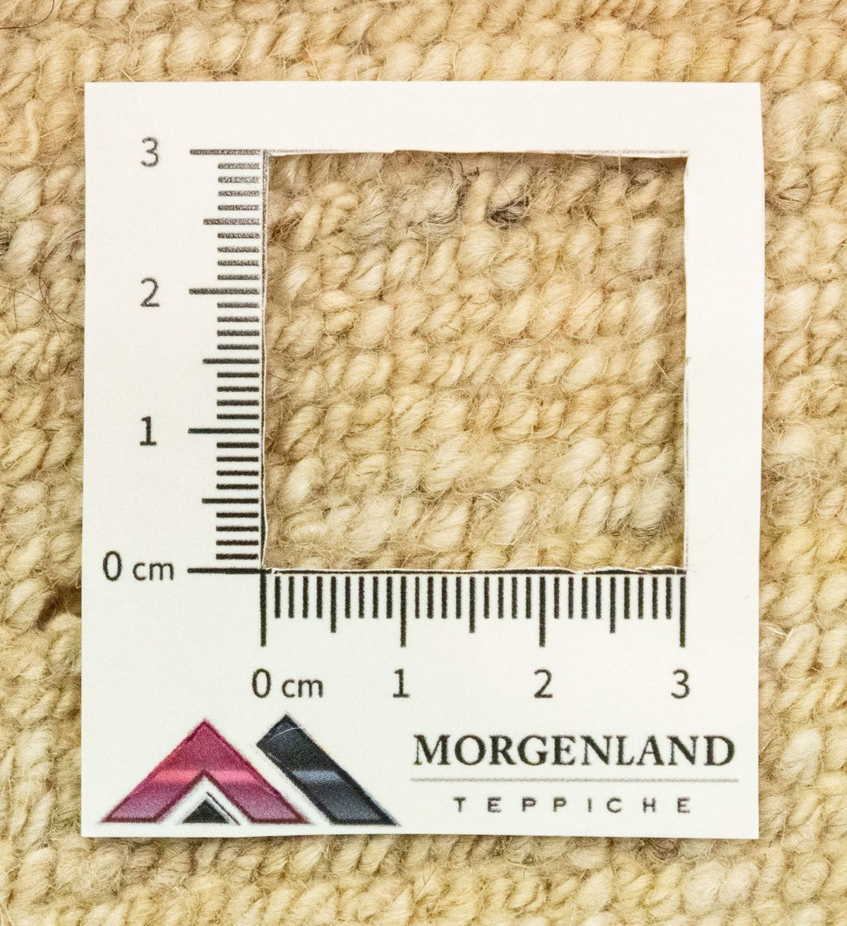 Runner Gabbeh-matta - persisk - 304 x 82 cm - beige