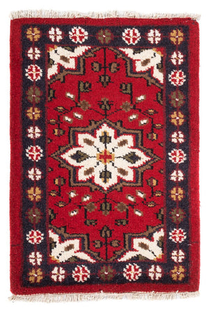 Oriental Carpet - 90 x 60 cm - röd