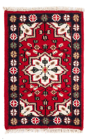 Oriental Carpet - 90 x 60 cm - röd