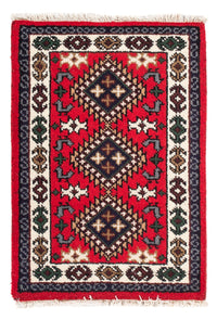 Oriental Carpet - 90 x 60 cm - röd
