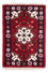 Oriental Carpet - 90 x 60 cm - röd