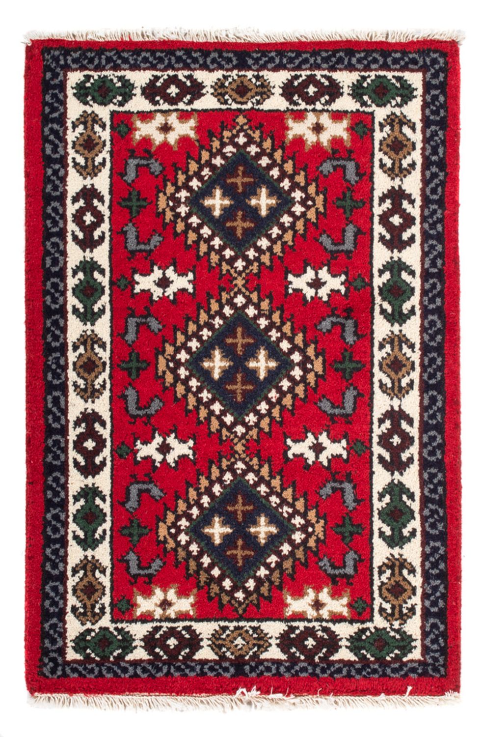 Oriental Carpet - 90 x 60 cm - röd