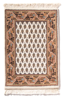 Orientalisk matta - Mir - Indus - 60 x 40 cm - grädde