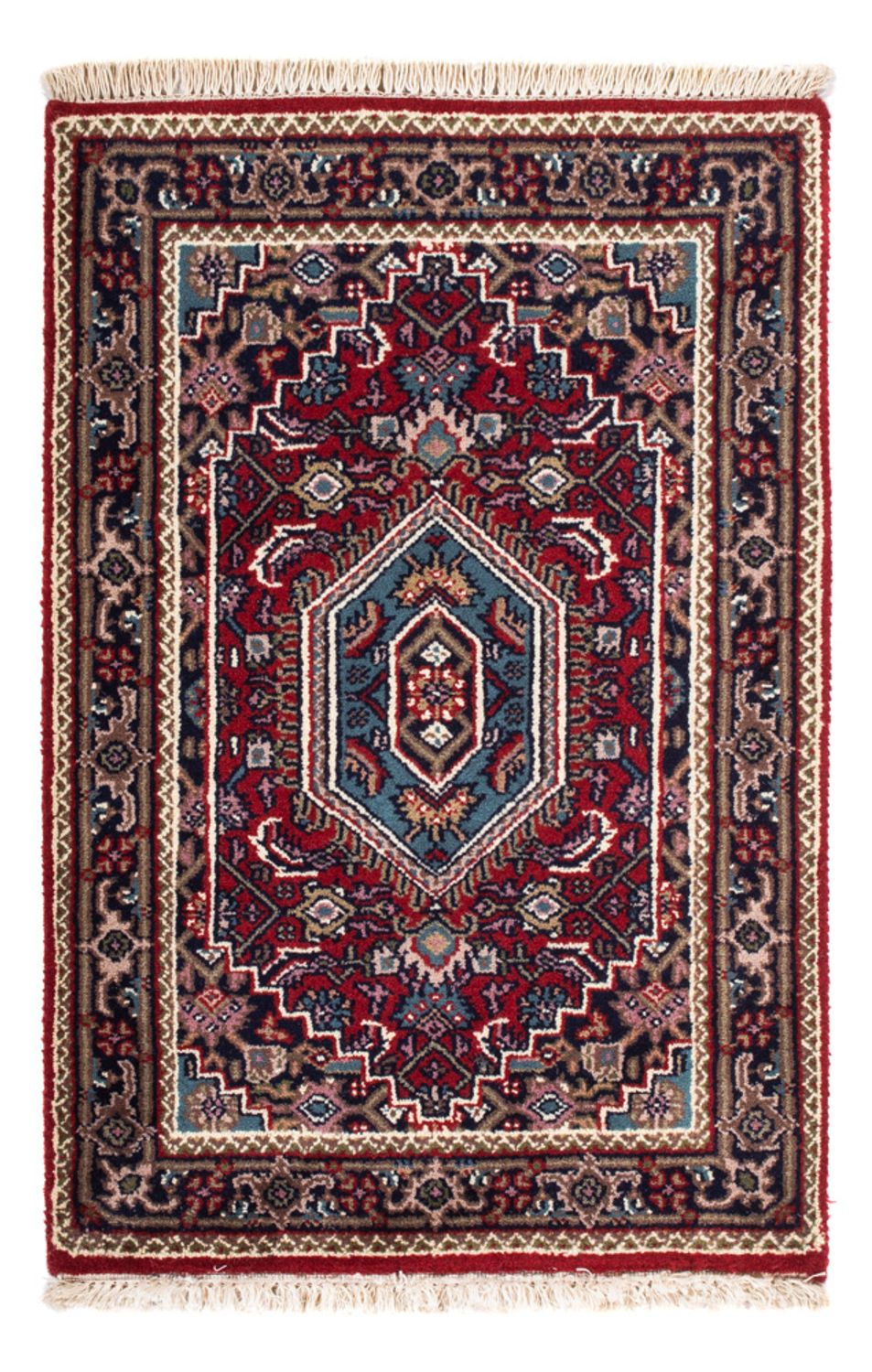 Orientaliska mattor - Bijar - Indus - 90 x 60 cm - röd