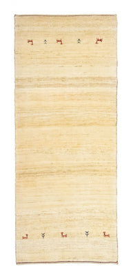 Runner Gabbeh-matta - persisk - 215 x 75 cm - beige