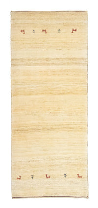 Runner Gabbeh-matta - persisk - 215 x 75 cm - beige