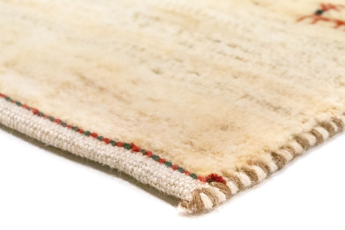Runner Gabbeh-matta - persisk - 215 x 75 cm - beige