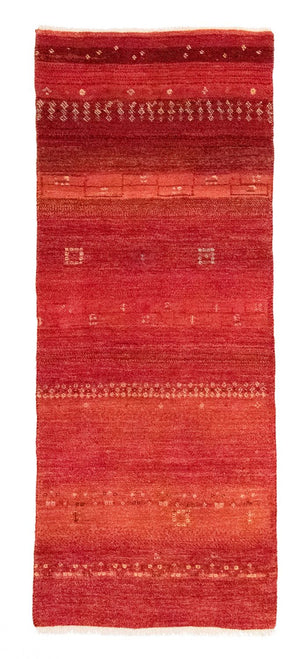 Runner Gabbeh-matta - persisk - 215 x 75 cm - orange