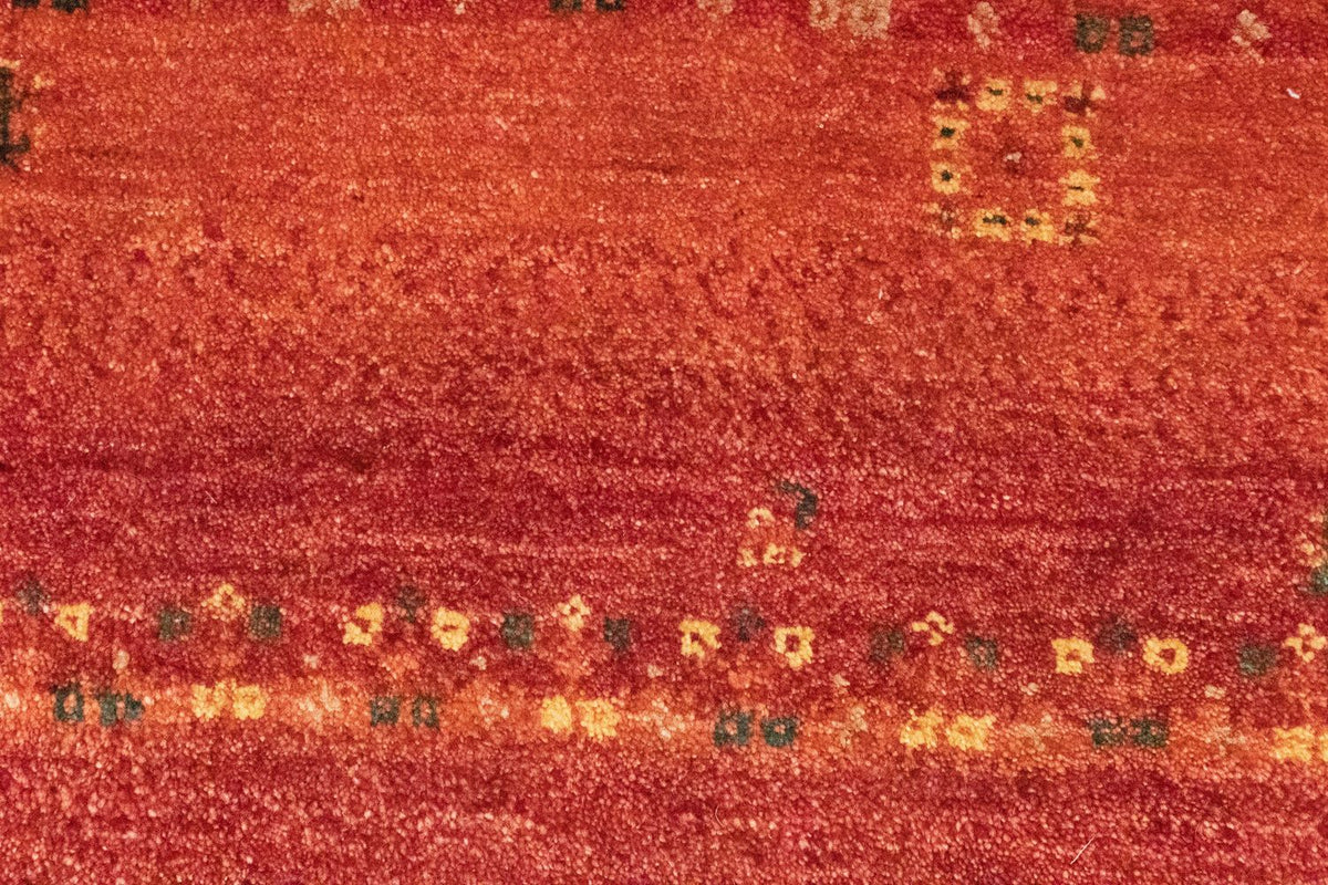 Runner Gabbeh-matta - persisk - 215 x 75 cm - orange