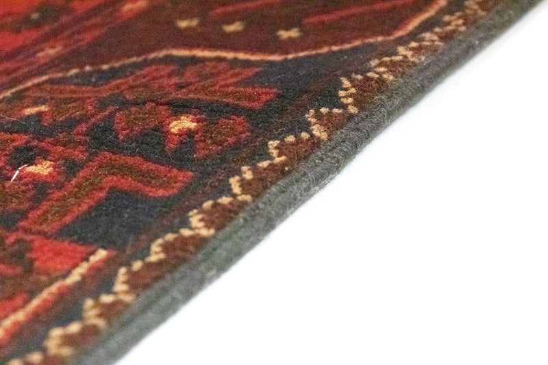 Runner Afghansk matta - Kunduz - 295 x 75 cm - röd