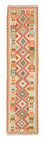 Runner Kelim Carpet - orientalisk matta - 396 x 81 cm - röd