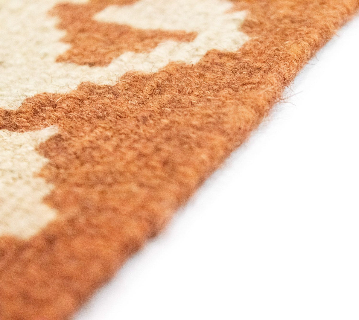 Runner Kelim Carpet - orientalisk matta - 396 x 81 cm - röd