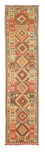 Runner Kelim Carpet - orientalisk matta - 395 x 84 cm - brun