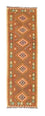 Runner Kelim Carpet - orientalisk matta - 300 x 80 cm - brun