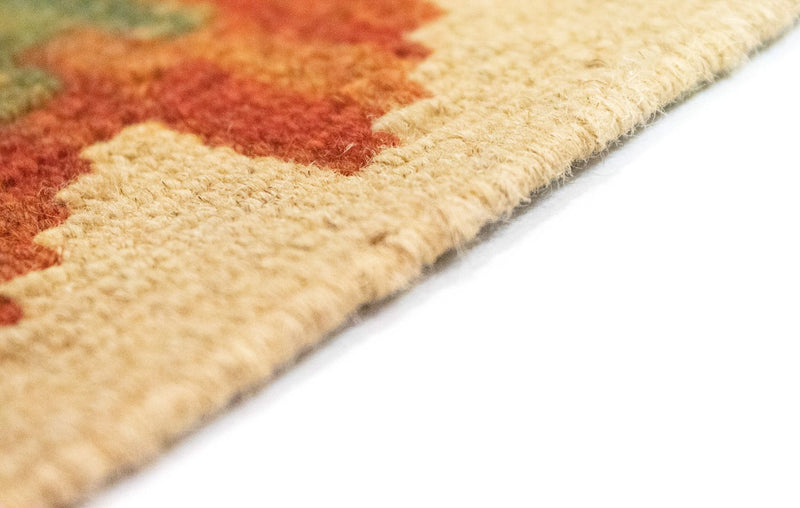 Runner Kelim Carpet - orientalisk matta - 300 x 80 cm - brun
