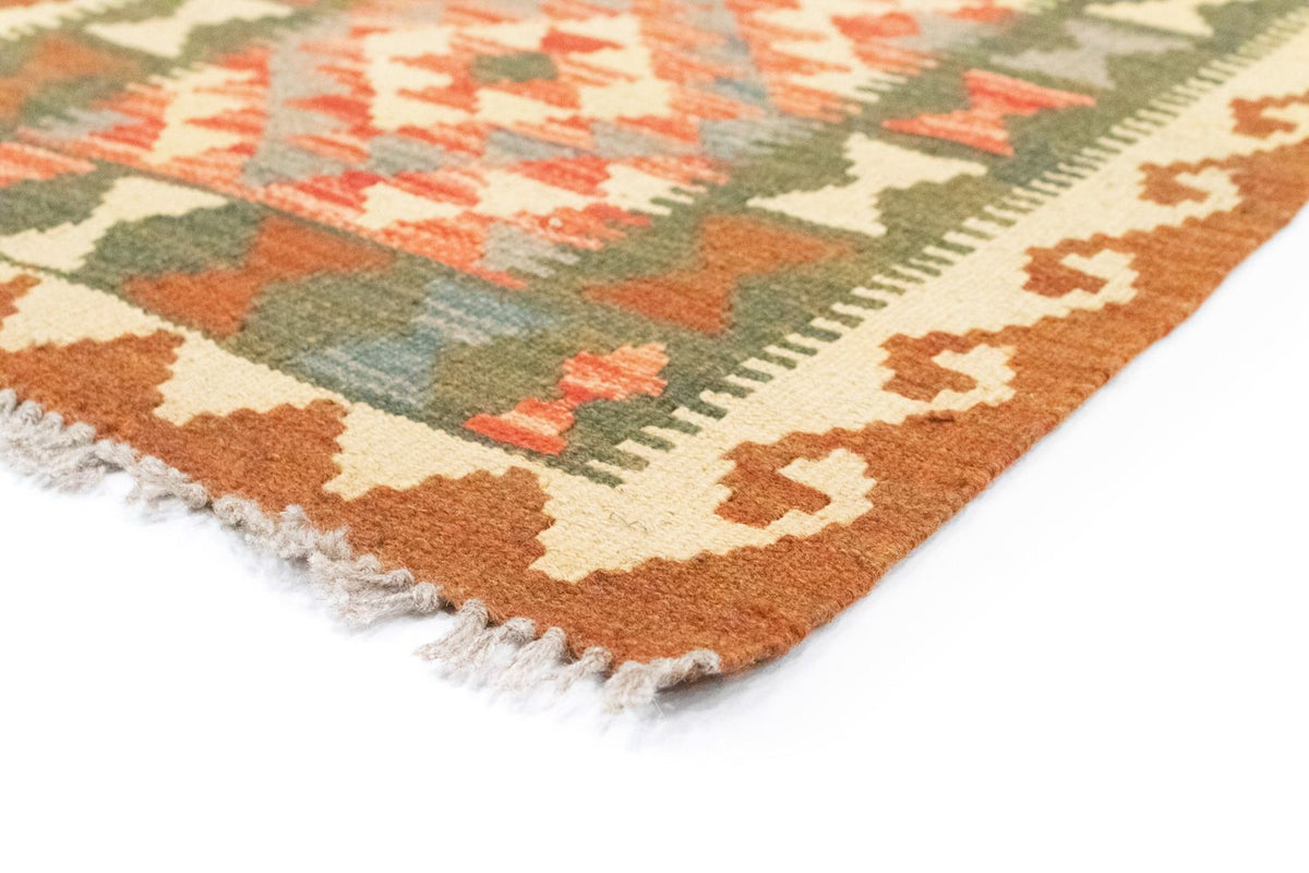 Kelim Carpet - orientalisk matta - 90 x 60 cm - brun