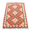 Kelim Carpet - orientalisk matta - 90 x 60 cm - brun