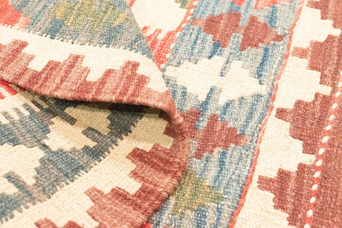 Kelim Carpet - orientalisk matta - 90 x 60 cm - orange