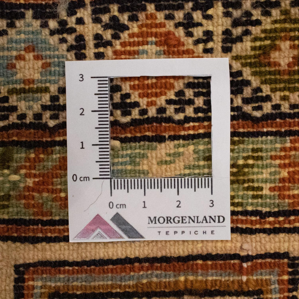 Turkaman-matta - 93 x 63 cm - blå