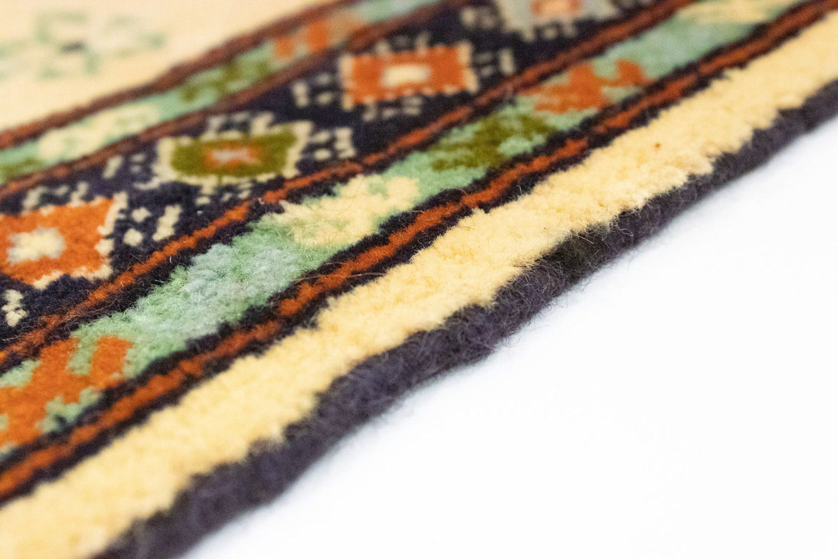 Turkaman-matta - 91 x 64 cm - blå