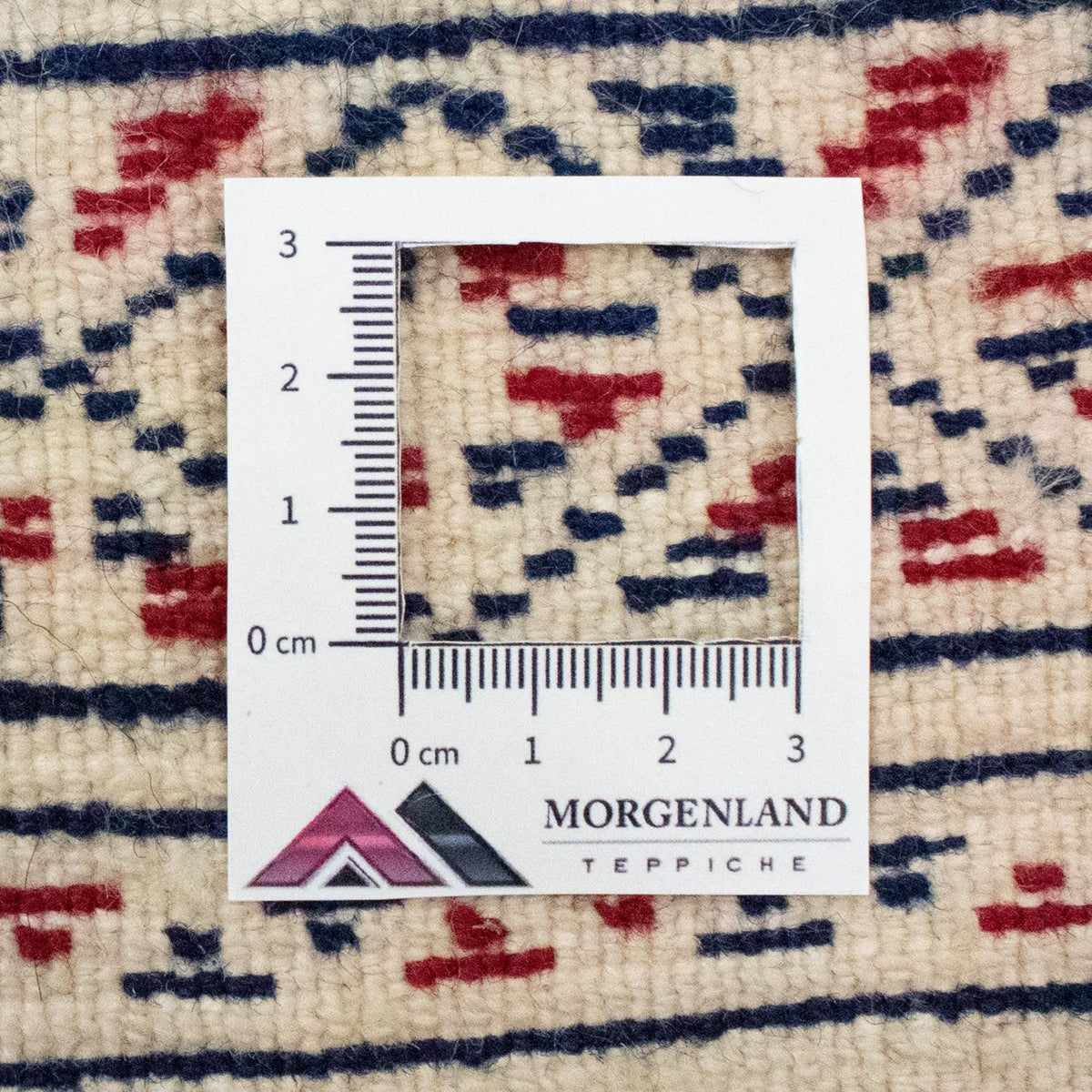 Turkaman-matta - 88 x 62 cm - blå