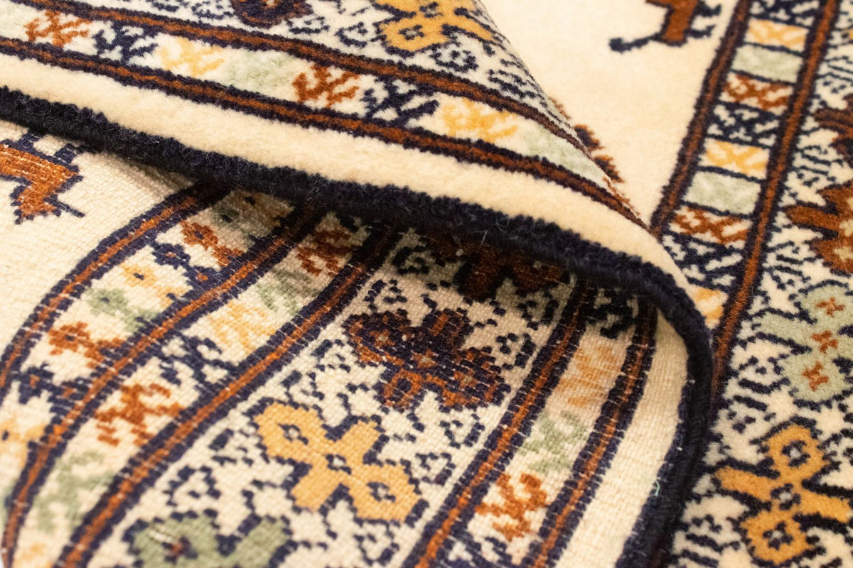 Turkaman-matta - 87 x 64 cm - blå