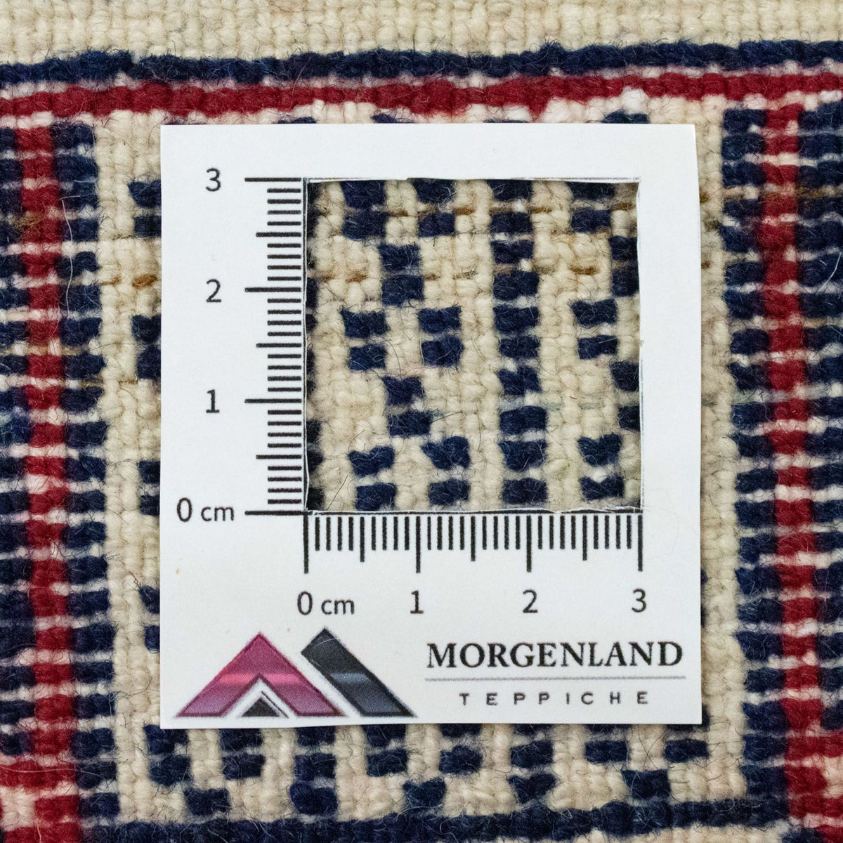 Turkaman-matta - 90 x 62 cm - blå