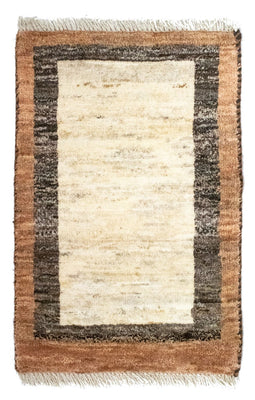 Gabbeh-matta - persisk - 60 x 40 cm - beige