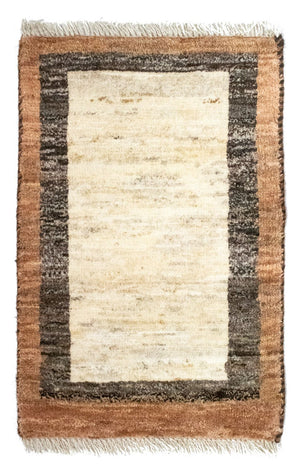 Gabbeh-matta - persisk - 60 x 40 cm - beige