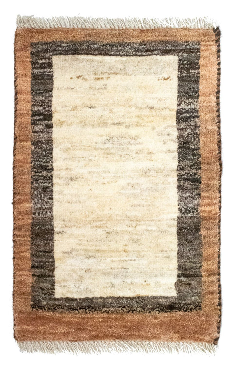 Gabbeh-matta - persisk - 60 x 40 cm - beige