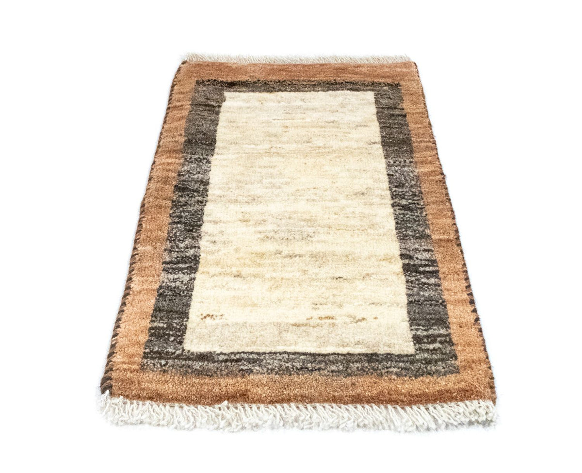 Gabbeh-matta - persisk - 60 x 40 cm - beige