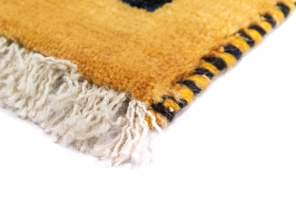 Gabbeh-matta - persisk - 60 x 40 cm - beige