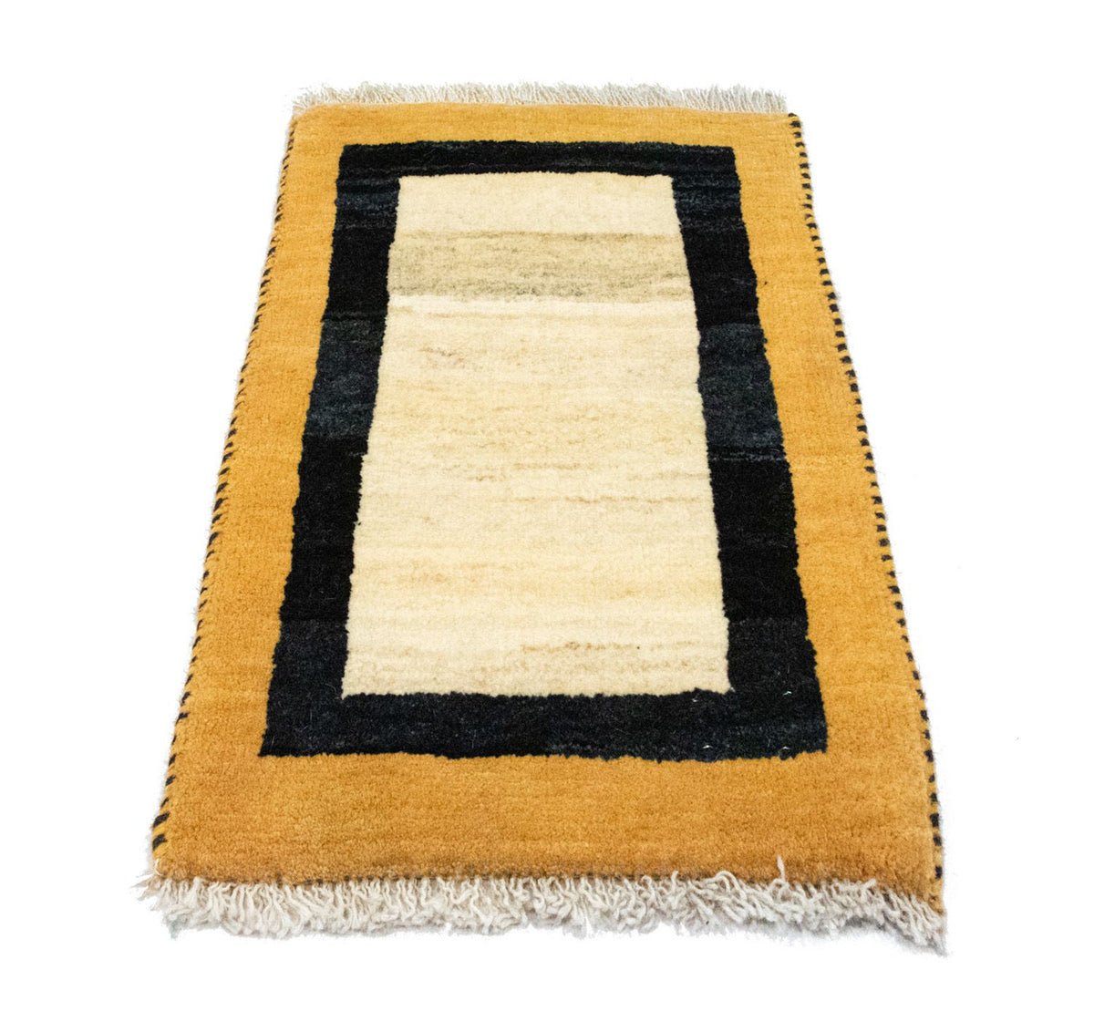 Gabbeh-matta - persisk - 60 x 40 cm - beige
