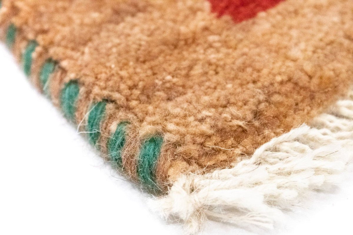 Gabbeh-matta - persisk - 60 x 40 cm - flerfärgad