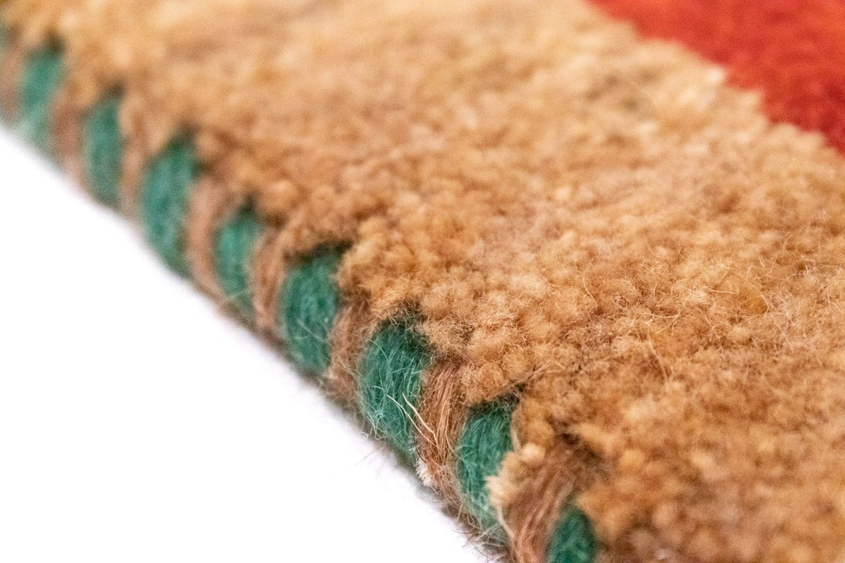 Gabbeh-matta - persisk - 60 x 40 cm - flerfärgad