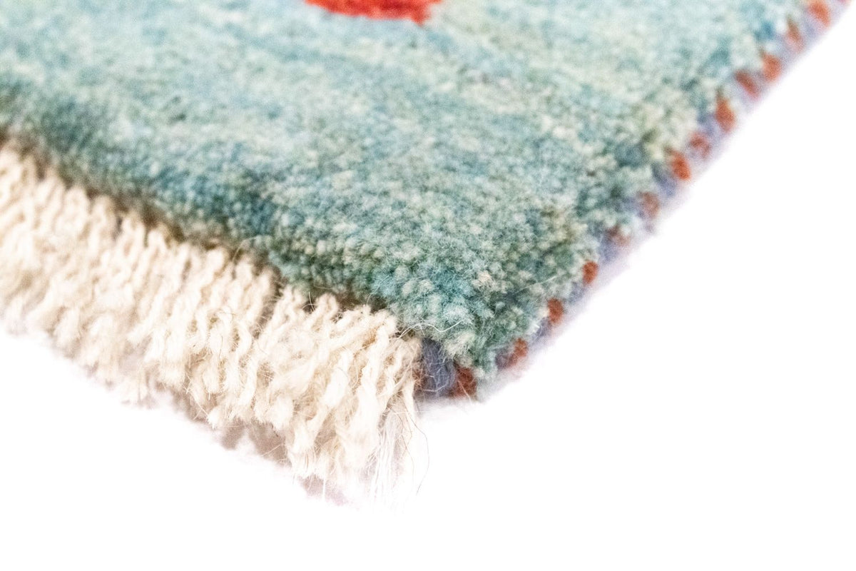 Gabbeh-matta - persisk - 60 x 40 cm - röd