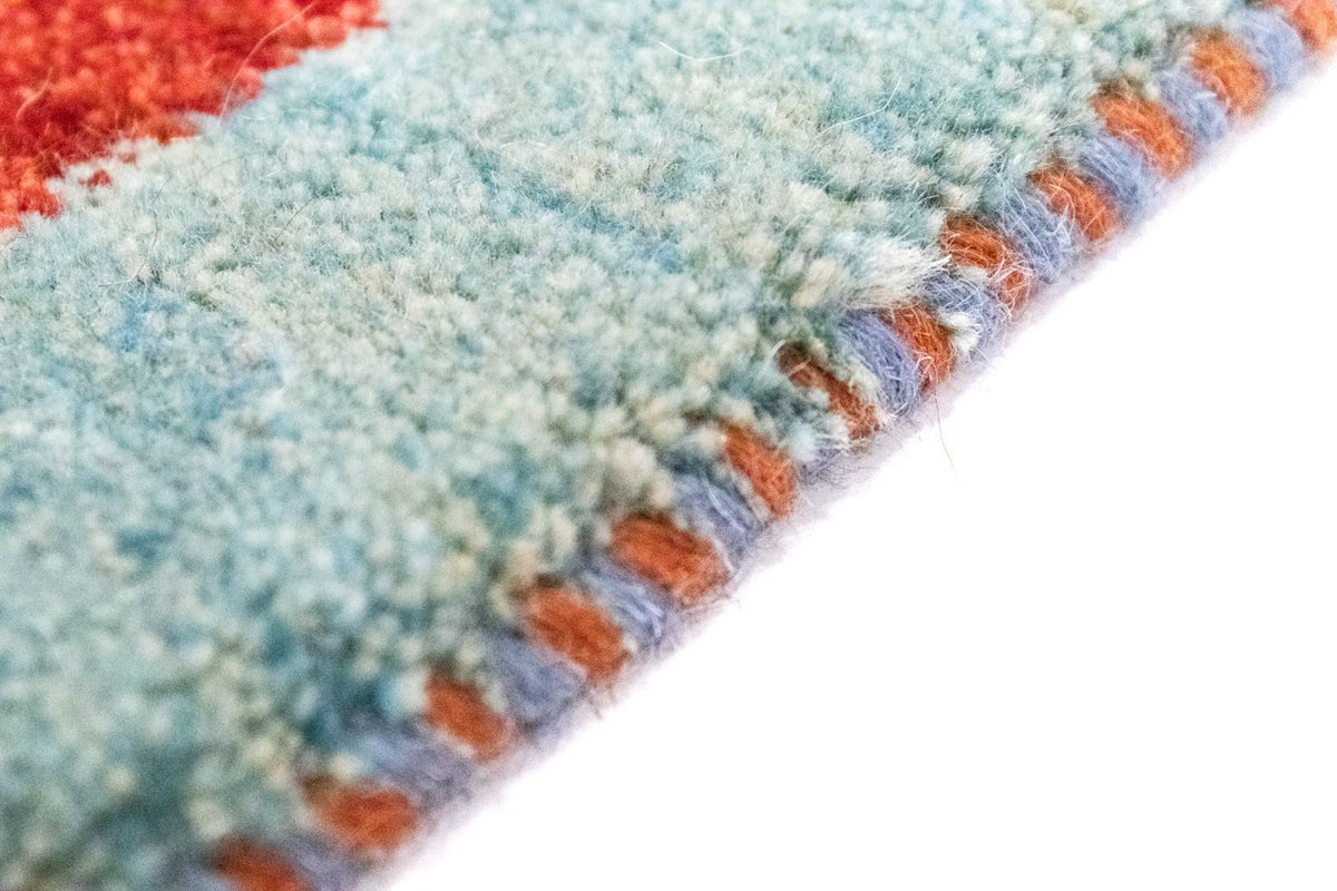 Gabbeh-matta - persisk - 60 x 40 cm - röd