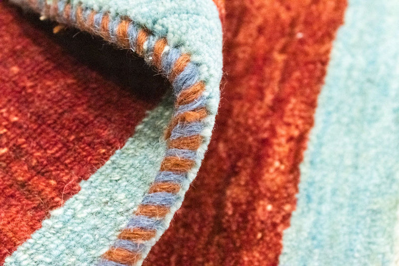 Gabbeh-matta - persisk - 60 x 40 cm - röd