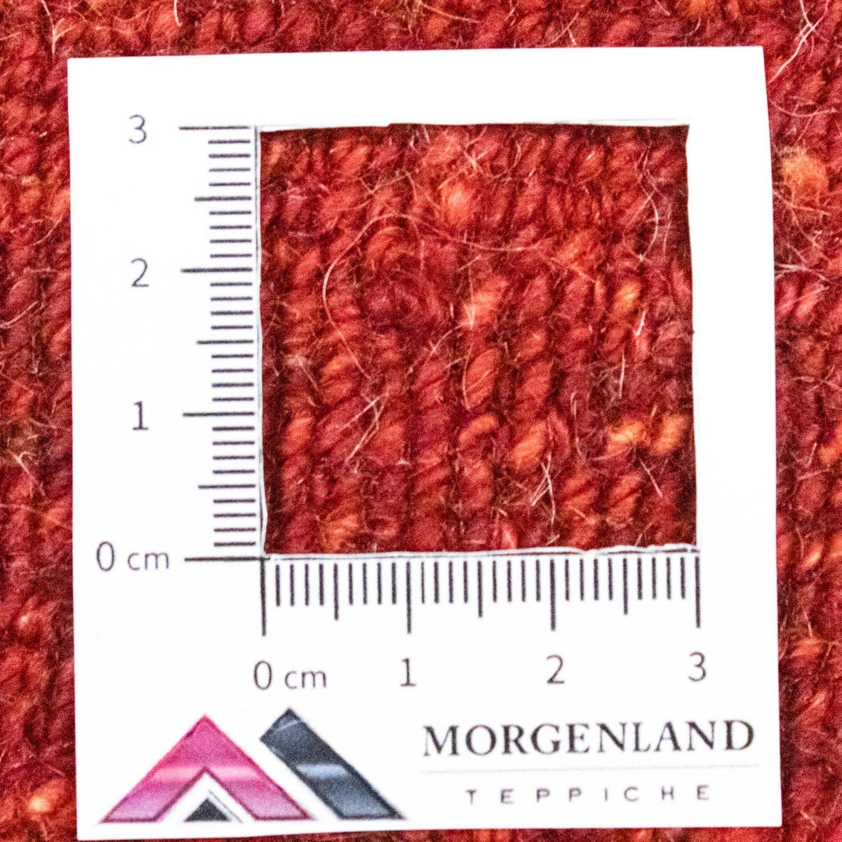 Gabbeh-matta - persisk - 60 x 40 cm - röd