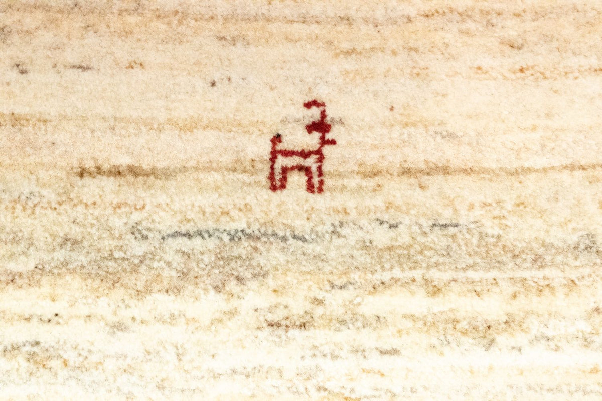 Gabbeh-matta - persisk - 60 x 40 cm - brun