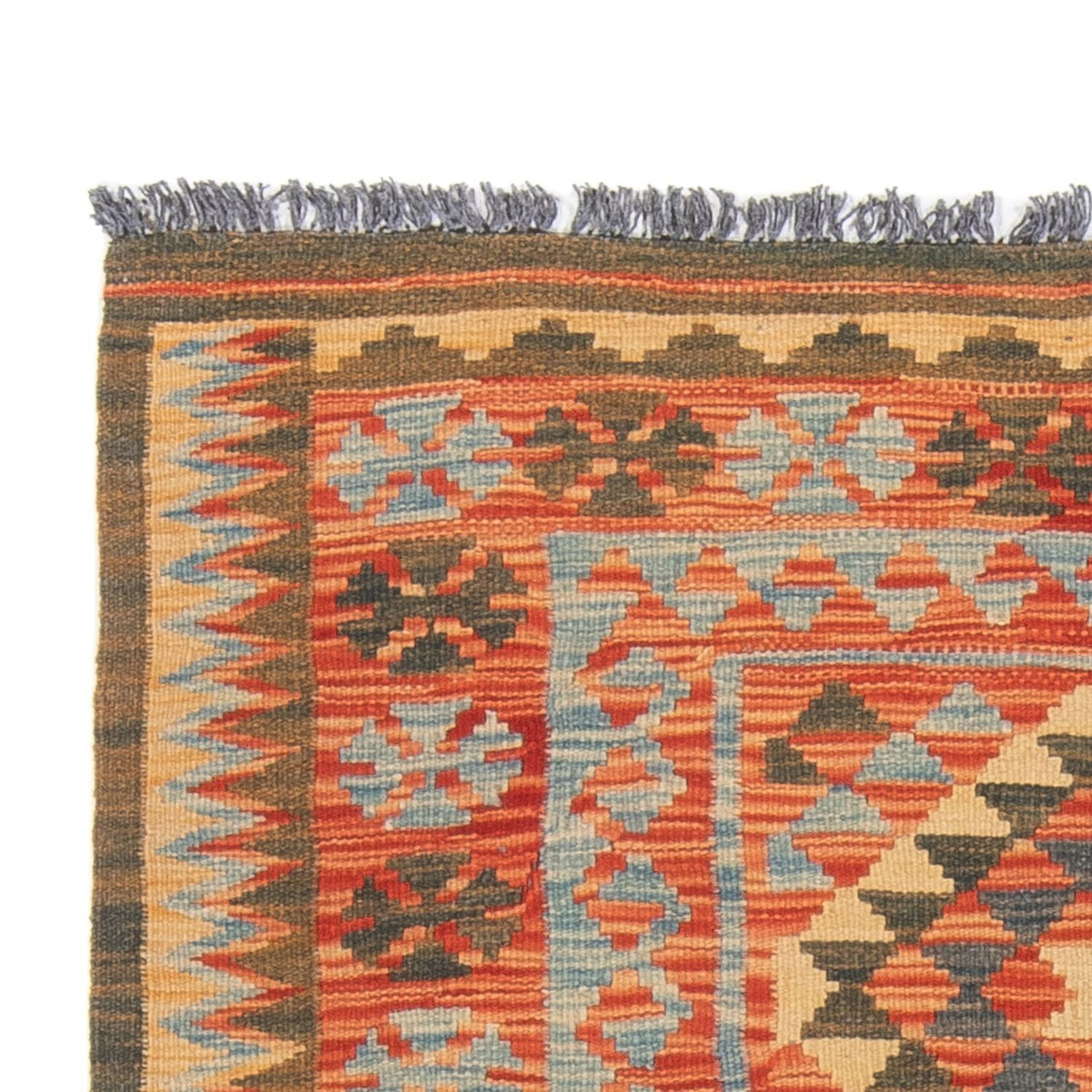 Runner Kelim Carpet - Splash - 206 x 98 cm - flerfärgad