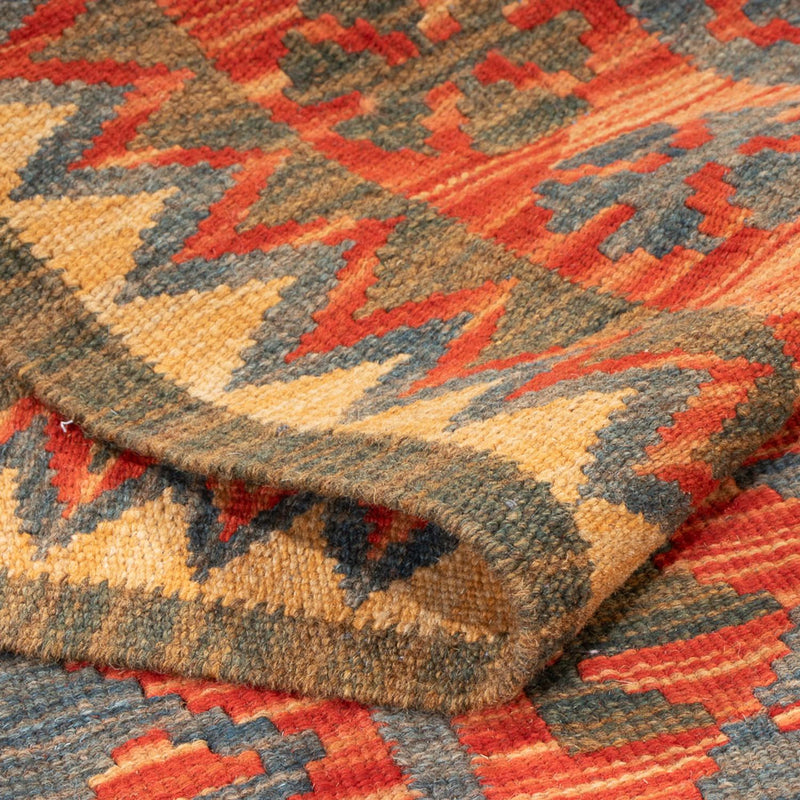 Runner Kelim Carpet - Splash - 206 x 98 cm - flerfärgad