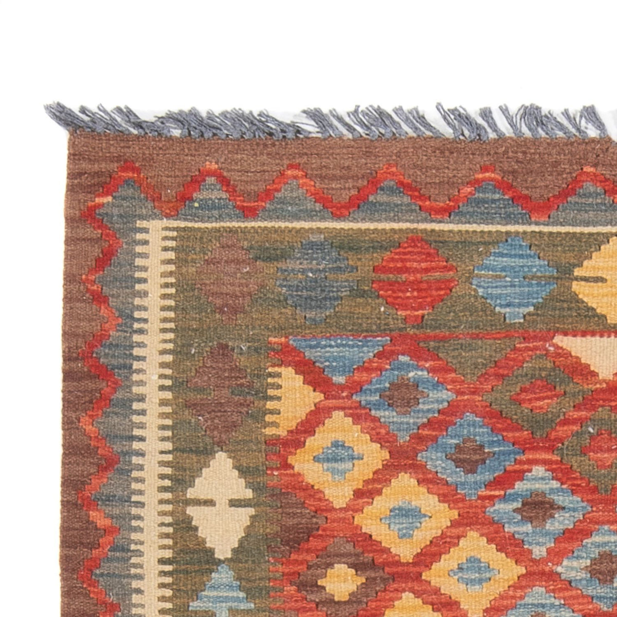 Runner Kelim Carpet - Splash - 207 x 101 cm - flerfärgad