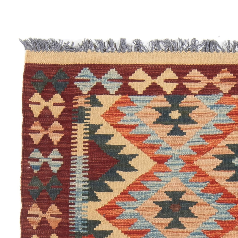 Runner Kelim Carpet - Splash - 198 x 104 cm - flerfärgad