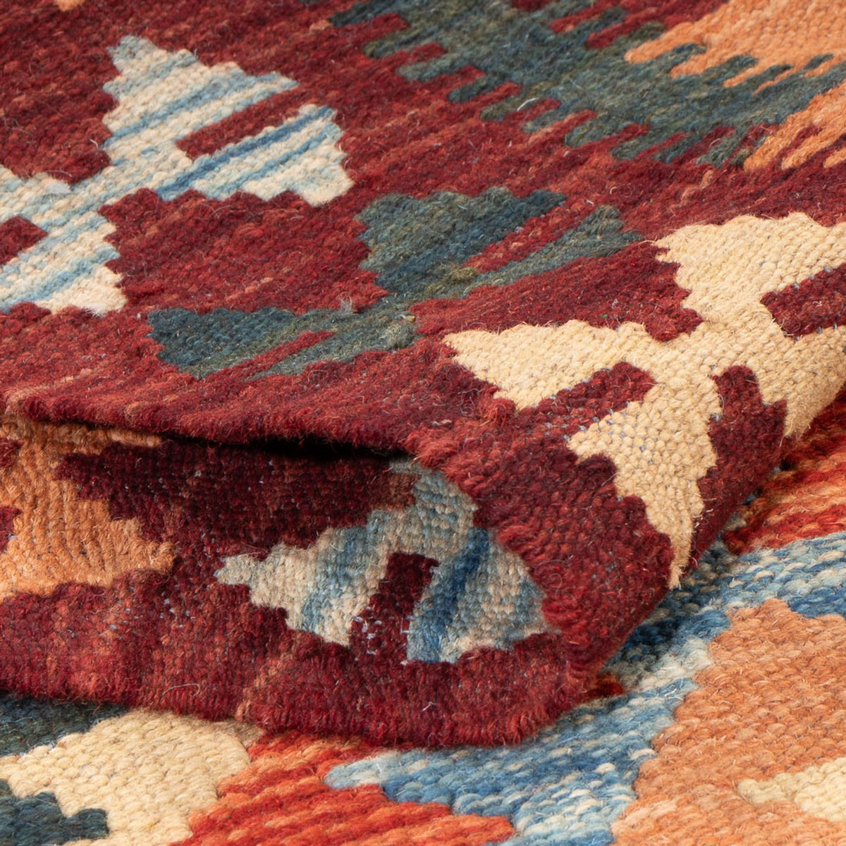 Runner Kelim Carpet - Splash - 198 x 104 cm - flerfärgad