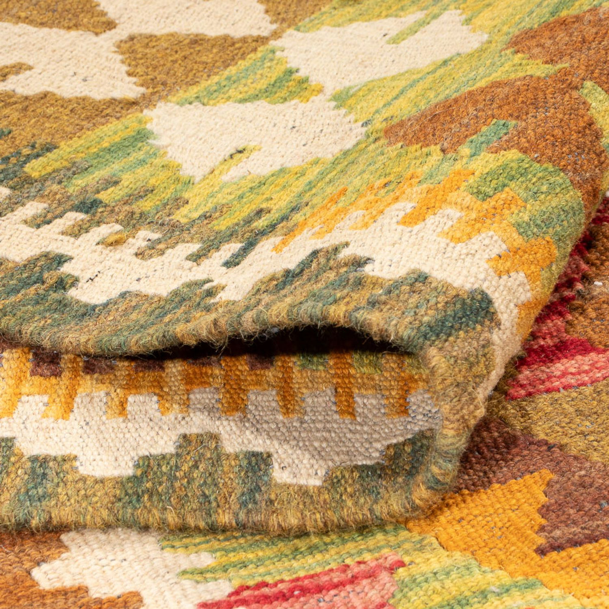 Runner Kelim Carpet - Splash - 231 x 123 cm - flerfärgad