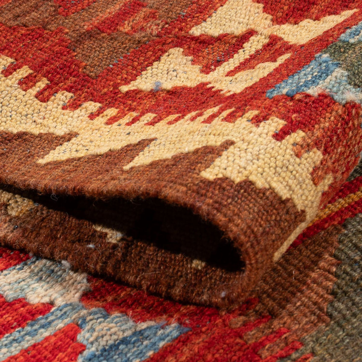 Runner Kelim Carpet - Splash - 304 x 76 cm - flerfärgad