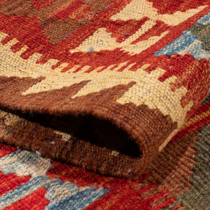 Runner Kelim Carpet - Splash - 304 x 76 cm - flerfärgad