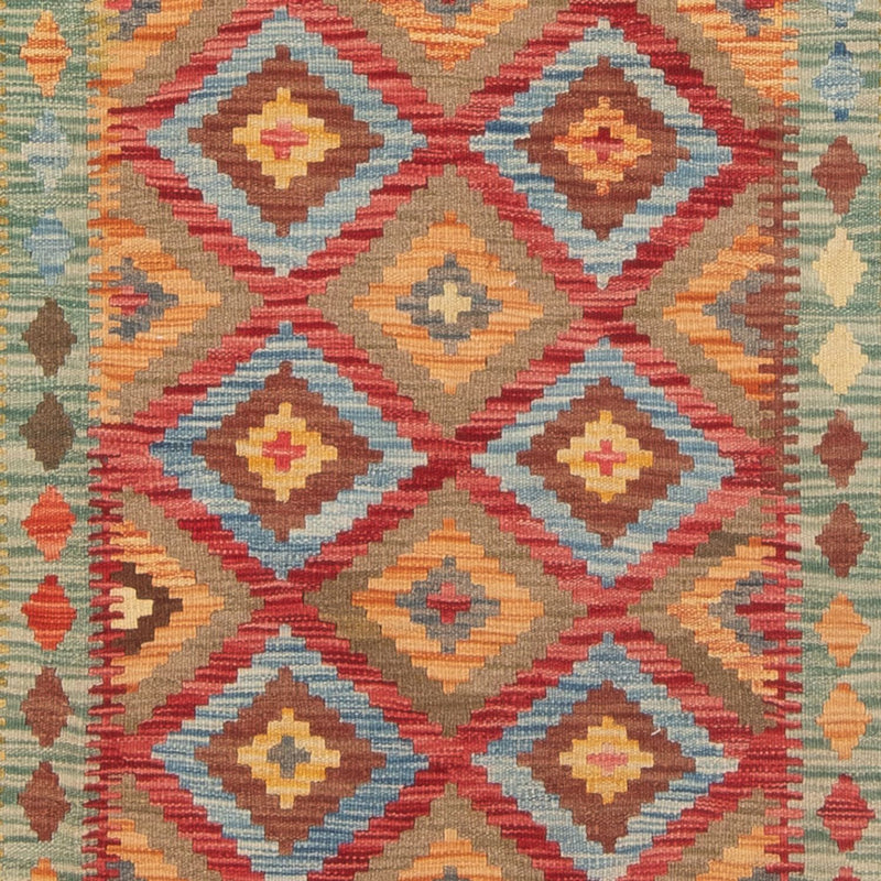 Runner Kelim Carpet - Splash - 201 x 107 cm - flerfärgad